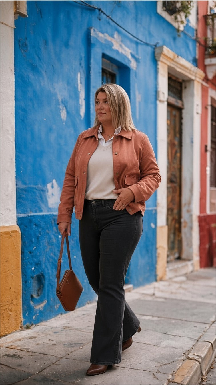 Veste CLÉA Caramel