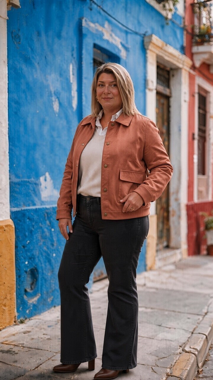 Veste CLÉA Caramel